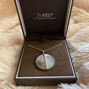 Sterling silver mother of pearl necklace